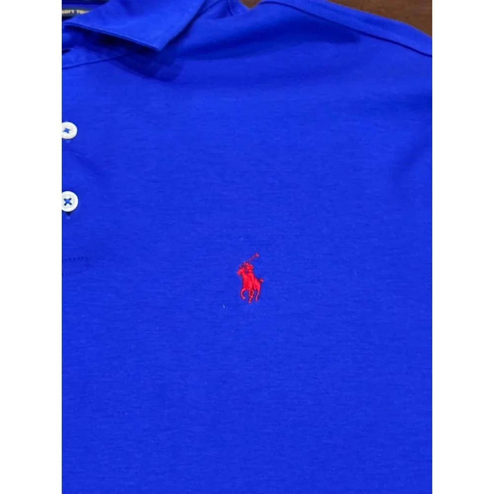 Polo Ralph Lauren Pima Soft Touch Polo Men's XL Royal Blue Preppy EUC
